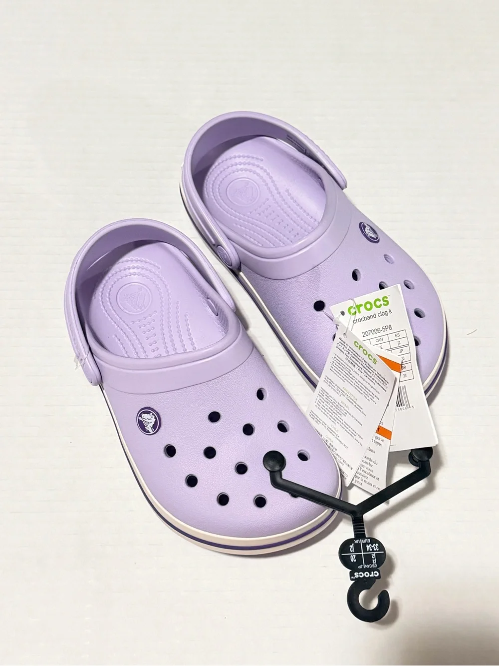 Crocs Kid's Classic Clogs Purple Size J2